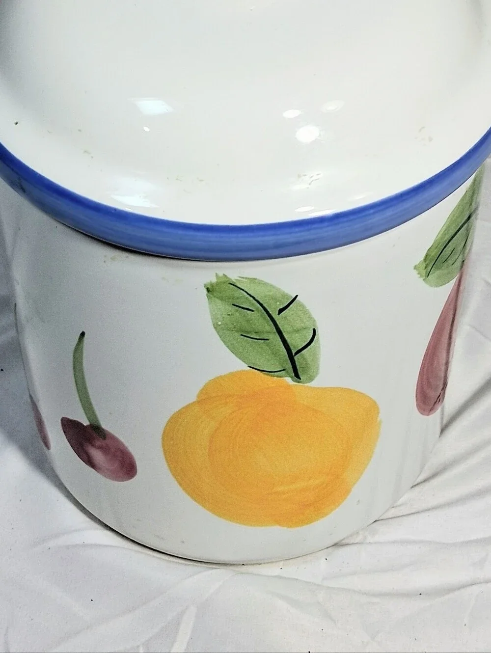 Vintage Certified International Fruit Decor 7.5